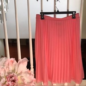 Vibrant pink flowy skirt